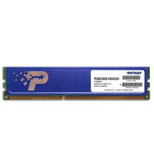 Patriot/DDR3/8GB/1600MHz/CL11/1x8GB/Black PSD38G16002H