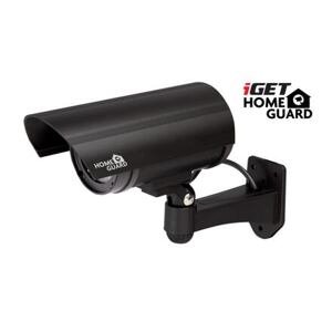iGET HGDOA5666 - atrapa/maketa bezpečnostní CCTV kamery, blikající črv. LED,4x nálepka CCTV varování 75020507