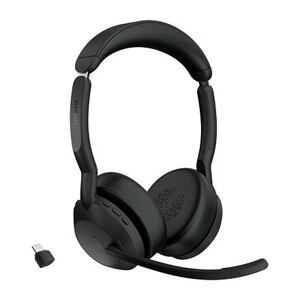 Jabra Evolve2 55/Stereo/ANC/USB-C/BT-USB/Bezdrát/MS/Černá 25599-999-899