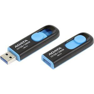 ADATA UV128/128GB/40MBps/USB 3.0/USB-A/Modrá AUV128-128G-RBE