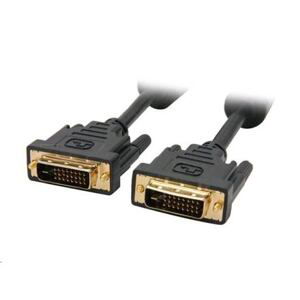 Kabel C-TECH  přípojný  DVI-DVI, M/M,  1,8m DVI-D, dual link