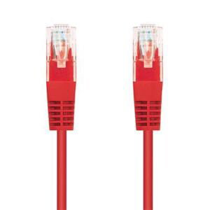Kabel C-TECH patchcord Cat5e, UTP, červený, 2m CB-PP5-2R