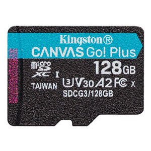 Kingston Canvas Go Plus A2/micro SDXC/128GB/170MBps/UHS-I U3 / Class 10 SDCG3/128GBSP