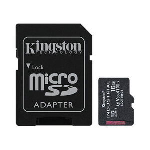 Kingston Industrial/micro SDHC/16GB/100MBps/UHS-I U3 / Class 10/+ Adaptér SDCIT2/16GB