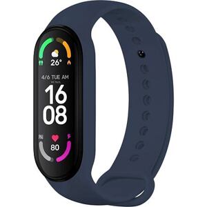 FIXED Silicone Strap for Xiaomi Band 7/ Mi Band 6/ Mi Band 5, blue FIXSSTB-989-BL