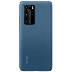 Huawei Original Silikonový Kryt pro P40 Pro Ink Blue