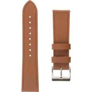 FIXED Leather Strap for Smartwatch 20mm wide, brown FIXLST-20MM-BRW