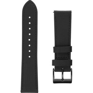 FIXED Leather Strap for Smartwatch 22mm wide, black FIXLST-22MM-BK
