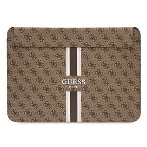 Guess PU 4G Printed Stripes Computer Sleeve 13/14" Brown GUCS14P4RPSW