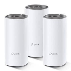 TP-Link AC1200 Whole-home Mesh WiFi System Deco E4(3-pack), 2x10/100 RJ45