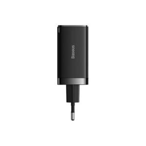 Baseus CCGP120201 GaN5 Pro Quick Nabíječka USB-A + 2x USB-C 65W Black CCGP120201