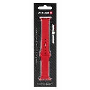 SWISSTEN SILICONE BAND FOR APPLE WATCH 38 / 40 / 41 mm RED 46000102