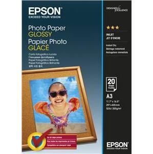 EPSON Photo Paper Glossy A3 20 listů C13S042536