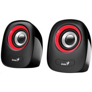 GENIUS repro SP-Q160 Red, 2.0, 6W, USB napájení, 3,5" jack, černo-červené 31730027401