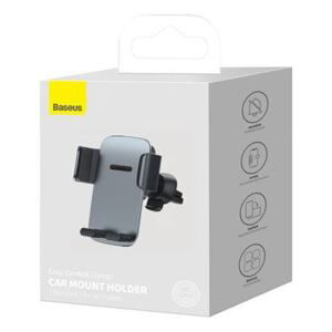 Baseus Car Mount Easy Control PRO Clamp Holder (Air Outlet Version) 4.7 - 6.7 inch Tarnish (SUYK0101 SUYK010114