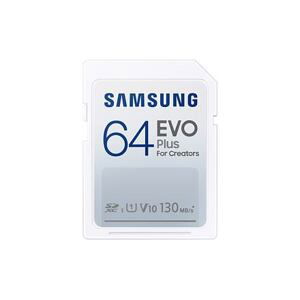 Samsung EVO Plus/SDXC/64GB/130MBps/UHS-I U1 / Class 10 MB-SC64K/EU