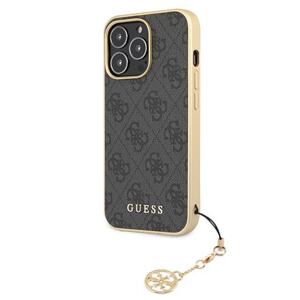 Guess 4G Charms Zadní Kryt pro iPhone 13 Pro Grey GUHCP13LGF4GGR