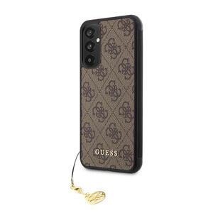 Guess 4G Charms Zadní Kryt pro Samsung Galaxy A34 5G Brown GUHCSA34GF4GBR