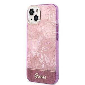 Guess PC/TPU Jungle Zadní Kryt pro iPhone 14 Plus Pink GUHCP14MHGJGHP