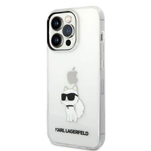 Karl Lagerfeld IML Choupette NFT Zadní Kryt pro iPhone 14 Pro Max Transparent KLHCP14XHNCHTCT