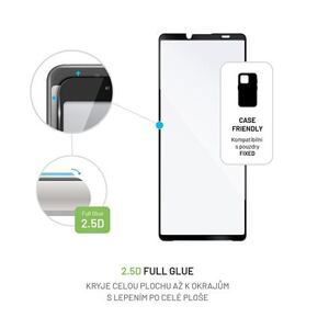 FIXED Full Cover 2,5D Tempered Glass for Sony Xperia 10 V, black FIXGFA-1154-BK