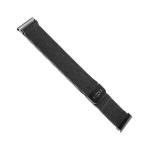 FIXED Mesh Strap for Smatwatch, Quick Release 18mm, black FIXMEST-18MM-BK