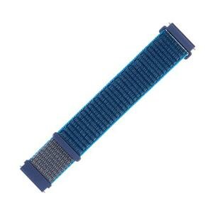 FIXED Nylon Strap for Smartwatch 22mm wide, dark blue FIXNST-22MM-DBL