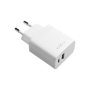 FIXED USB-C/USB Travel Charger 20W, white FIXC20N-CU-WH