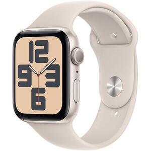 Apple Watch SE (2023) GPS 44mm S/M barva Starlight Aluminium Case / Sport Band Starlight MRE43QC/A