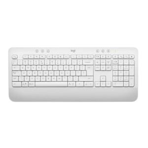 Logitech K650/Bezdrátová USB + Bluetooth/CZ-SK layout/Šedá 920-010979