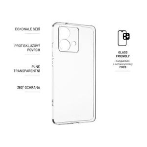 FIXED TPU Gel Case for Motorola Edge 40 Neo, clear FIXTCC-1229