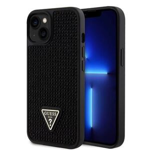 Guess Rhinestones Triangle Metal Logo Kryt pro iPhone 15 Black GUHCP15SHDGTPK