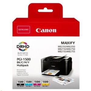Canon CARTRIDGE PGI-1500 BK/C/M/Y MULTI-PACK pro MAXIFY MB2050, MB215x, MB2350, MB275x (300 str.) 9218B005