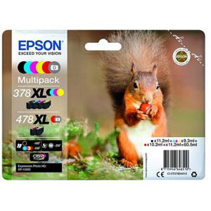 Epson Multipack 6 colours 478XL Claria Photo HD C13T379D4010