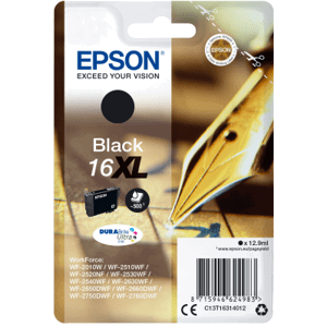 Epson Singlepack Black 16XL DURABrite Ultra Ink C13T16314012
