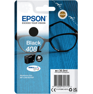 EPSON Singlepack Black 408L DURABrite Ultra Ink C13T09K14010