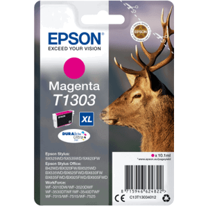 Epson Singlepack Magenta T1303 DURABrite Ultra Ink C13T13034012
