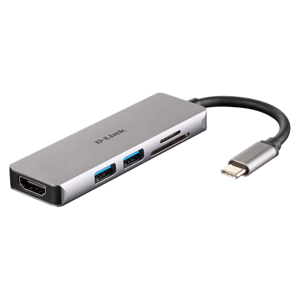 D-Link 5-in-1 USB-C Hub with HDMI and SD/microSD Card Reader imcopex_doprodej