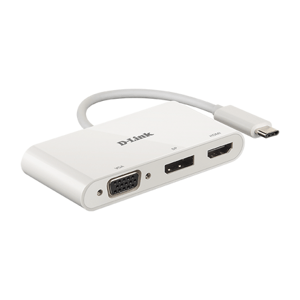 D-Link 3-in-1 USB-C to HDMI/VGA/DisplayPort Adapter imcopex_doprodej