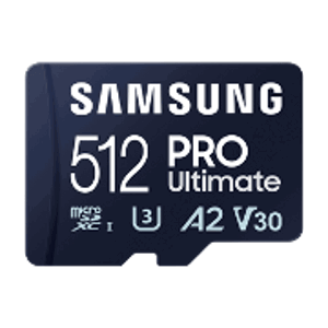 Samsung micro SDXC 512GB PRO Ultimate + SD adaptér MB-MY512SA/WW