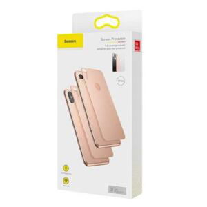 Baseus iPhone Xs 0.3 mm Full coverage curved T-Glass rear Protector Gold (SGAPIPH58-BM0V) SGAPIPH58-BM0V