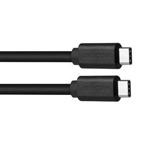 AVACOM datový a nabíjecí kabel USB Type-C - USB Type-C, 100cm, černá DCUS-TPCC-P10B
