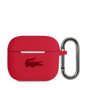 Lacoste Liquid Silicone Glossy Printing Logo Pouzdro pro Airpods 3 Red LCA3SR