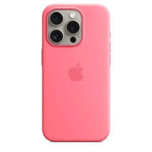 APPLE iPhone 15 Pro Silicone Case with MS - Pink MWNJ3ZM/A