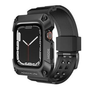 Nillkin DynaGuard Řemínek + Kryt pro Apple Watch Series 45mm 7/8/9 Black 57983115359