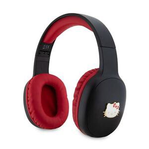 Hello Kitty Bicolor Kitty Metal Head Logo Bluetooth Stereo Headphones Black HKBHA1BKHLMK