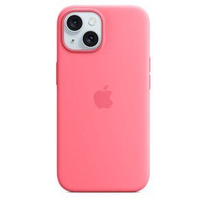 APPLE iPhone 15 Silicone Case with MS - Pink MWN93ZM/A