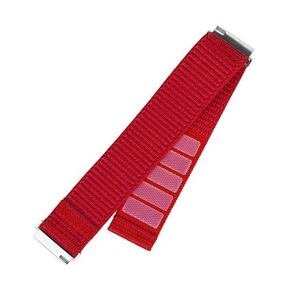 FIXED Nylon Sporty Strap with Quick Release 20mm for smartwatch, red FIXNST2-20MM-RD