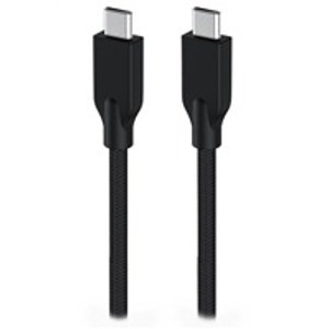 Genius nabíjecí kabel ACC-C2CC-3A, 100cm, USB-C na USB-C, 3A, PD60W, opletený, černý; 32590006400