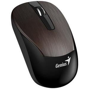 Genius ECO-8015 Myš, bezdrátová, optická, 1600dpi, dobíjecí,USB, čokoládová; 31030011414